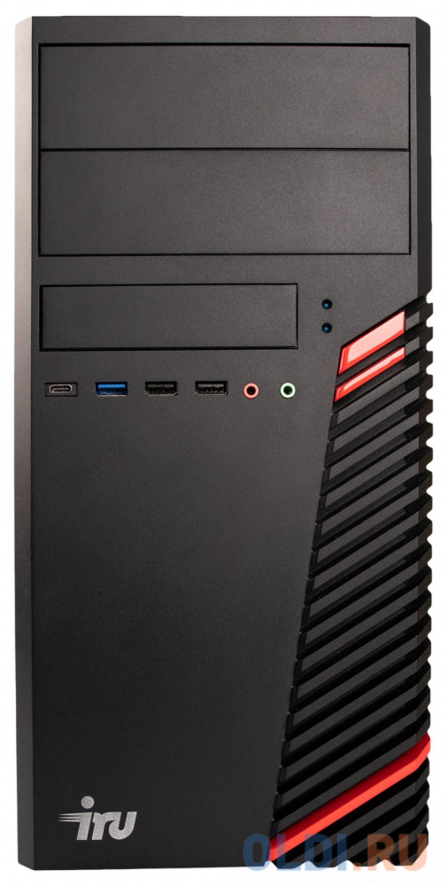 

ПК IRU Office 310H5SM MT i5 11400 (2.6) 16Gb SSD256Gb UHDG 730 Free DOS GbitEth 400W черный