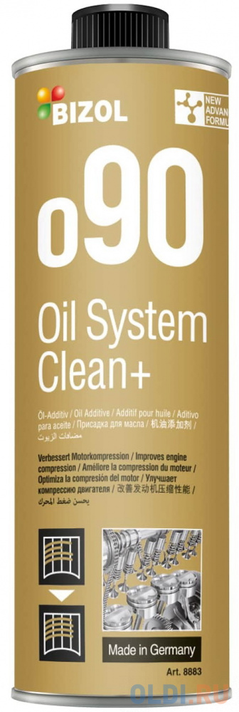 

98883 BIZOL Промывка масляной сист.двиг. Oil System Clean+ o90 (0,25л)