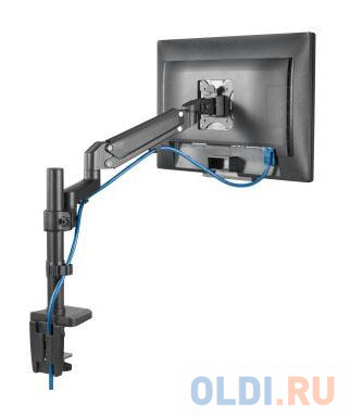 

Кронштейн для мониторов Hama FM Arm gas spring 00118496 черный 13"-35" макс.12кг настольный поворот и наклон