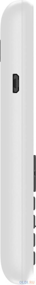 Мобильный телефон Alcatel 1068D белый моноблок 2Sim 1.8" 128x160 Nucleus 0.08Mpix GSM900/1800 GSM1900 MP3 FM microSD max32Gb фото