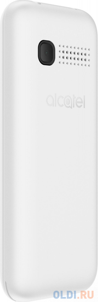 Мобильный телефон Alcatel 1068D белый моноблок 2Sim 1.8" 128x160 Nucleus 0.08Mpix GSM900/1800 GSM1900 MP3 FM microSD max32Gb фото