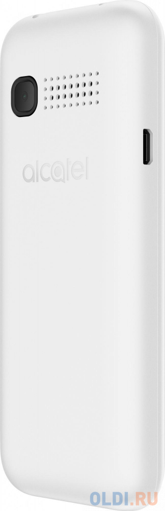 Мобильный телефон Alcatel 1068D белый моноблок 2Sim 1.8" 128x160 Nucleus 0.08Mpix GSM900/1800 GSM1900 MP3 FM microSD max32Gb фото