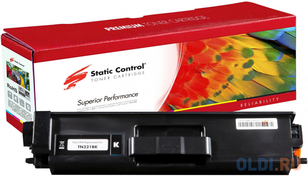 

Картридж лазерный Static Control 002-13-R321K TN321BK черный (27000стр.) для Konica Minolta bizhub C224/C224e/C284/C28