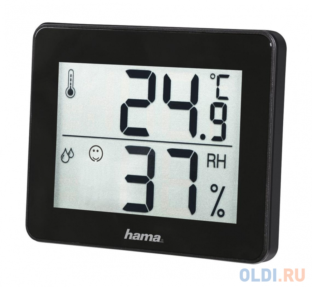 Термометр Hama TH-130 черный 00186361 - фото 1