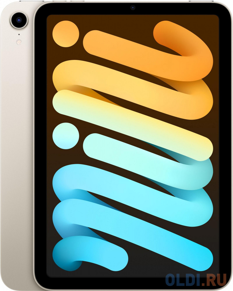 

Планшет Apple iPad mini 2021 A2568 A15 Bionic 6С ROM256Gb 8.3" IPS 2266x1488 3G 4G iOS сияющая звезда 12Mpix 12Mpix BT WiFi Touch 10hr