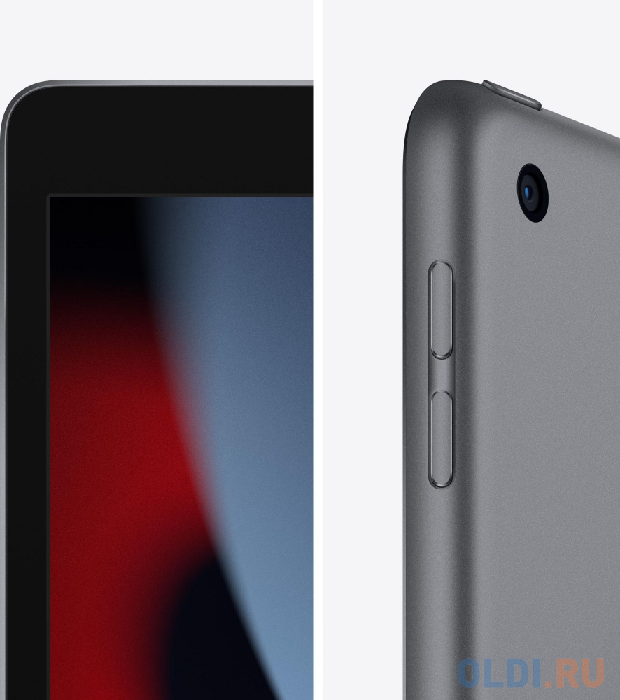 Планшет Apple iPad 2021 A2602 A13 Bionic 6С ROM64Gb 10.2" IPS 2160x1620 iOS серый космос 8Mpix 12Mpix BT WiFi Touch 10hr фото