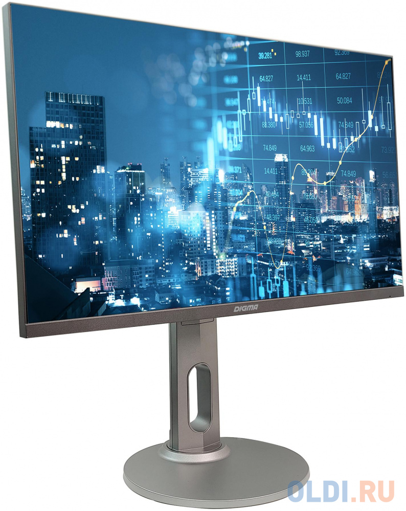 Монитор Digma 23.8" DM-MONB2407 черный IPS LED 7ms 16:9 HDMI M/M матовая HAS Pivot 250cd 178гр/178гр 1920x1080 DisplayPort FHD USB 4.8кг фото