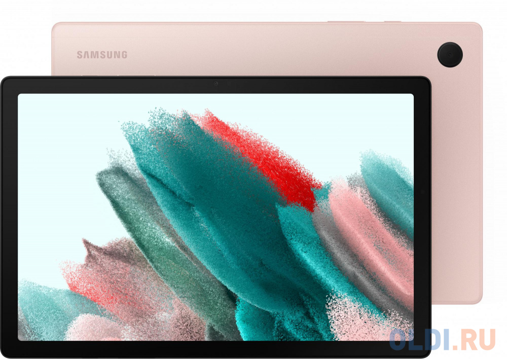 Планшет Samsung Galaxy Tab A8 SM-X200N T618 (2.0) 8C RAM3Gb ROM32Gb 10.5" TFT 1920x1200 Android 11 розовое золото 8Mpix 5Mpix BT GPS WiFi Touch m SM-X200NIDAMEC - фото 1