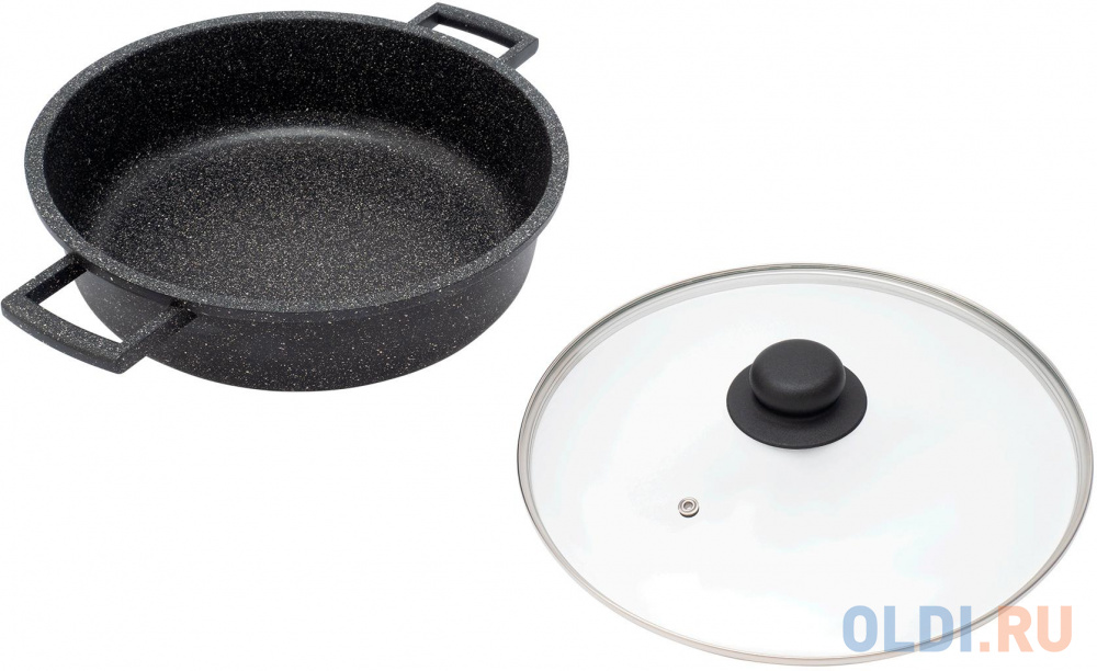 Сотейник Starwind Chef Induction d=28см (с крышкой) черный (SW-CHI4028S) фото