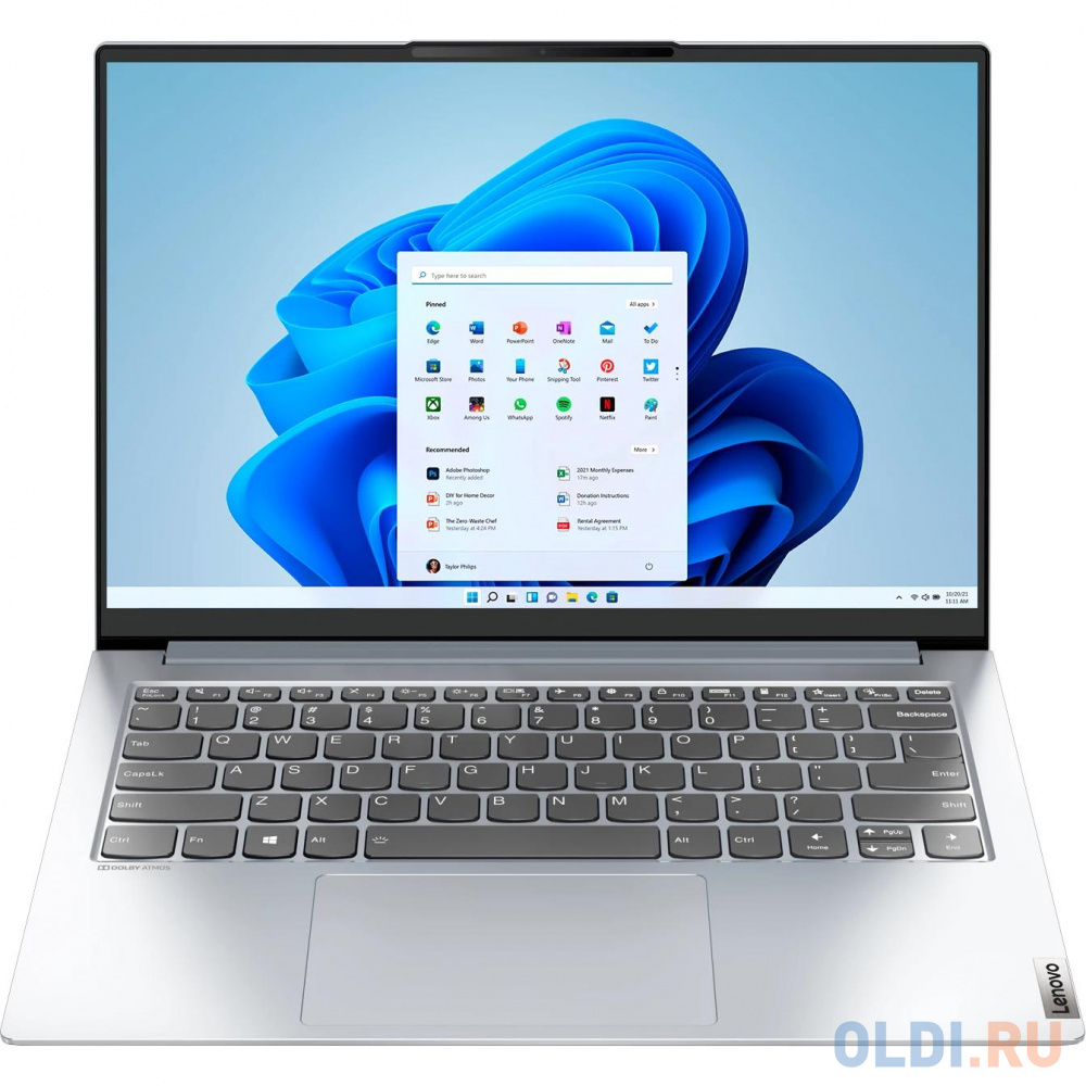 

Ноутбук/ Lenovo Yoga Slim 7 Pro 14IHU5 14"(2240x1400 IPS)/Intel Core i5 11300H(3.1Ghz)/8192Mb/512SSDGb/noDVD/Int:Intel Iris Xe Graphics/Cam/BT/Wi