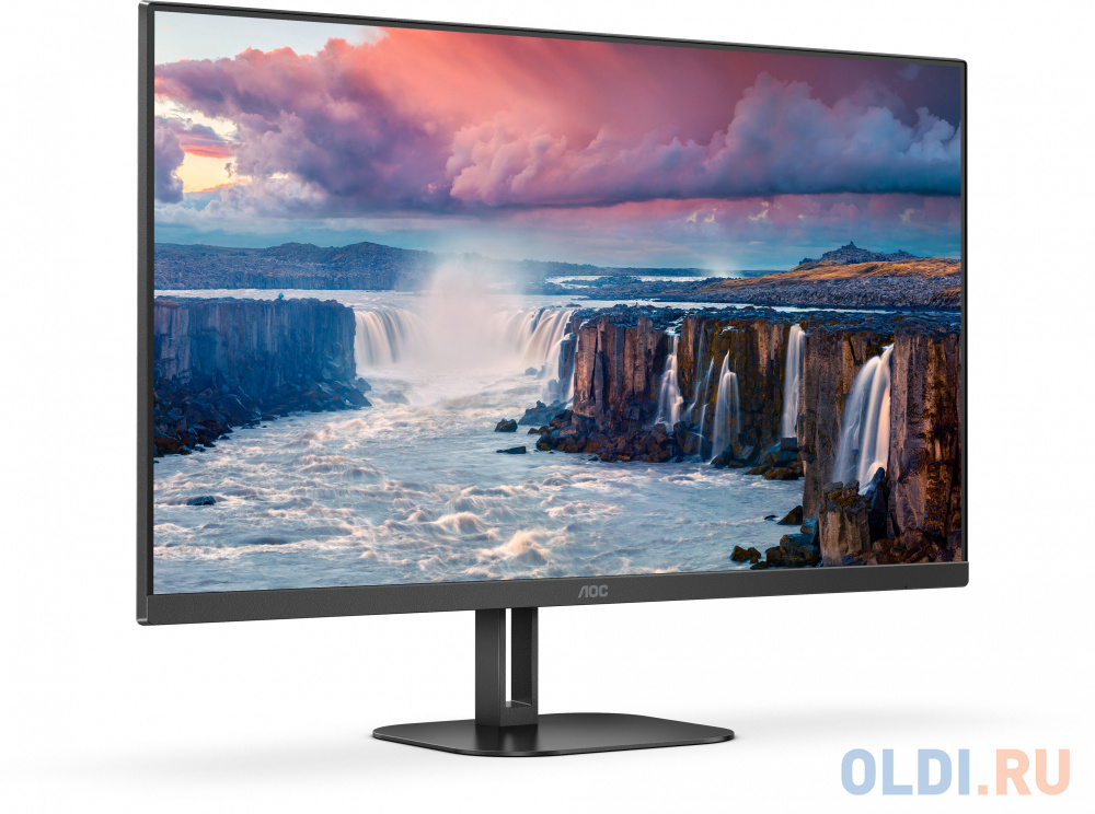 МОНИТОР 23.8" AOC 24V5CE Black (IPS, 1920x1080, 75Hz, 1 ms, 178°/178°, 300 cd/m, 20M:1, +HDMI 1.4, +4xUSB 3.2, +Type-С) фото
