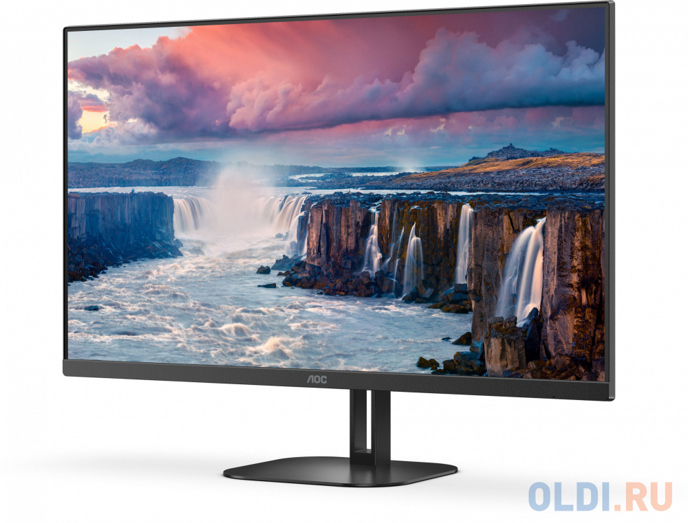 МОНИТОР 23.8" AOC 24V5CE Black (IPS, 1920x1080, 75Hz, 1 ms, 178°/178°, 300 cd/m, 20M:1, +HDMI 1.4, +4xUSB 3.2, +Type-С) фото