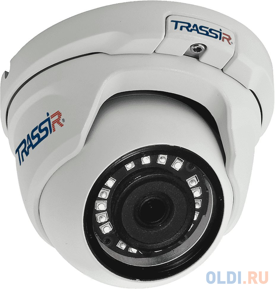 Камера видеонаблюдения IP Trassir TR-D4S5 v2 2.8-2.8мм цв. корп.:белый - фото 1
