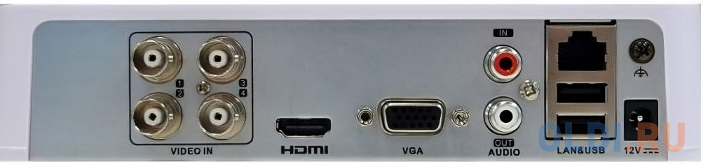 IP-видеорегистратор 4CH HD-TVI DS-H104UA(C) HIWATCH ip видеорегистратор 8ch 8poe ds n308 2p d hiwatch