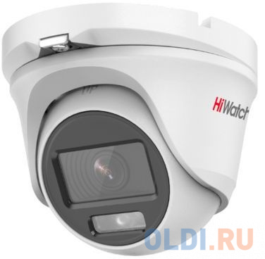 Камера видеонаблюдения аналоговая HiWatch DS-T503L 2.8-2.8мм HD-CVI HD-TVI цв. корп.:белый камера видеонаблюдения ip hiwatch ds i202 d 4 mm 4 4мм ная корп белый