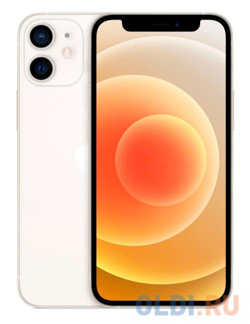 

Смартфон Apple A2172 iPhone 12 64Gb белый моноблок 3G 4G 6.1" iPhone iOS 15 12Mpix 802.11 a/b/g/n/ac/ax NFC GPS TouchSc