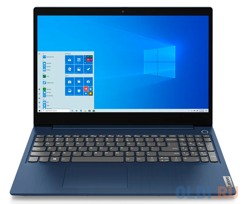 Ноутбук Lenovo IdeaPad 3 15IIL05 Core i3 1005G1 8Gb SSD512Gb Intel UHD Graphics 15.6" IPS FHD (1920x1080) Windows 10 Home blue WiFi BT Cam (81WE0 81WE01BERU - фото 1
