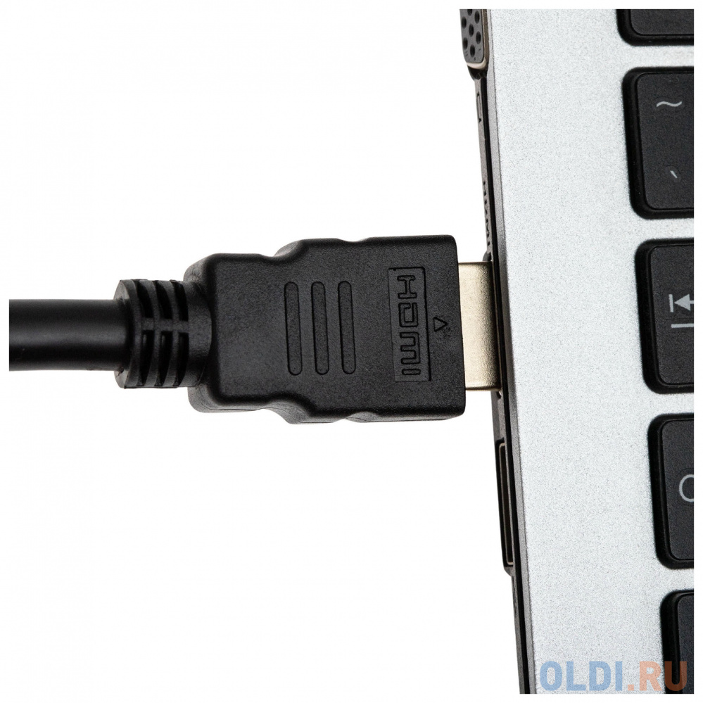 Кабель аудио-видео Cactus CS-HDMI.1.4-7 HDMI (m)/HDMI (m) 7м. Позолоченные контакты черный фото