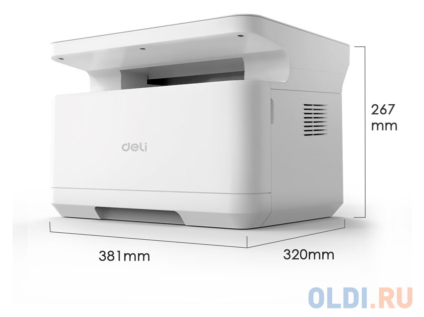 МФУ лазерный Deli Laser M2000DN A4 Duplex Net белый фото