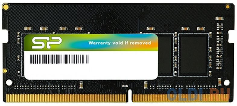 Память DDR4 16Gb 2666MHz Silicon Power SP016GBSFU266F02 RTL PC4-21300 CL19 SO-DIMM 260-pin 1.2В dual rank - фото 1