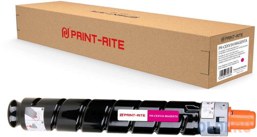 Картридж лазерный Print-Rite TFC389MPRJ PR-CEXV34 MAGENTA C-EXV34 Magenta пурпурный (19000стр.) для Canon IR Advance C2030L/C2030i/C2020L/C2020i/C2025 Картридж лазерный Print-Rite TFC389MPRJ PR-CEXV34 MAGENTA C-EXV34 Magenta пурпурный (19000стр.) для Canon IR Advance C2030L/C2030i/C2020L/C2020i/C2025 фото