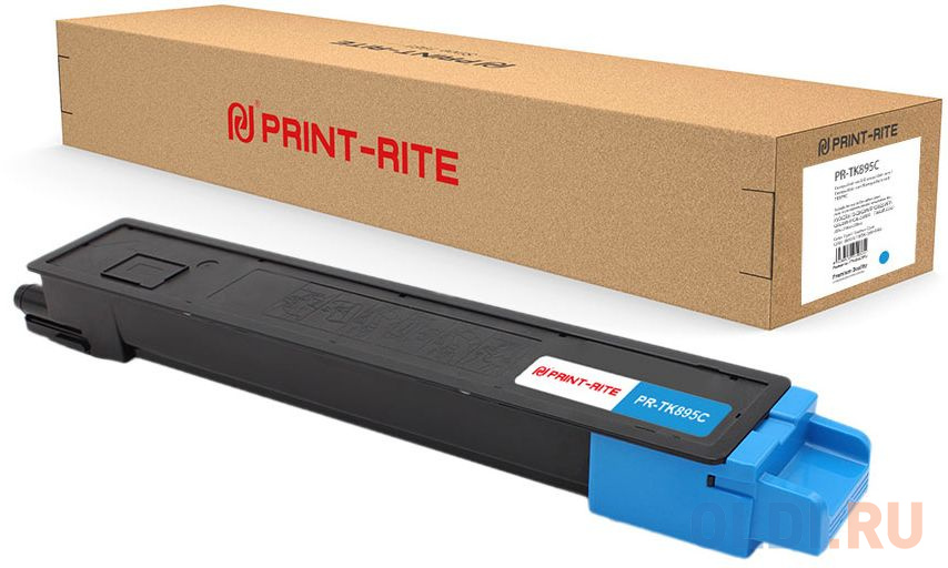 Картридж лазерный Print-Rite TFK695CPRJ PR-TK895C TK-895C голубой (6000стр.) для Kyocera Mita FS C8020/C8020MFP/C8025/C8025MFP картридж лазерный print rite tfk696mprj pr tk895m tk 895m пурпурный 6000стр для kyocera mita fs c8020 c8020mfp c8025 c8025mfp c8520 c8520mfp c8525