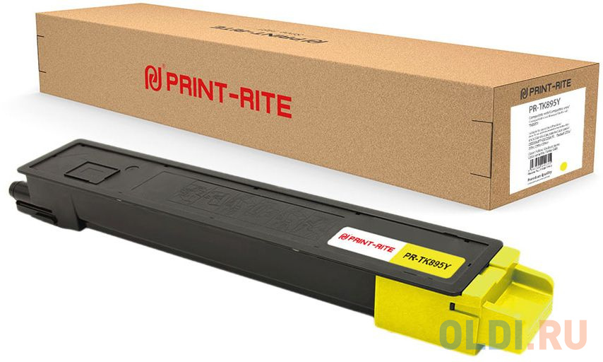 Картридж лазерный Print-Rite TFK697YPRJ PR-TK895Y TK-895Y желтый (6000стр.) для Kyocera Mita FS C8020/C8020MFP/C8025/C8025MFP