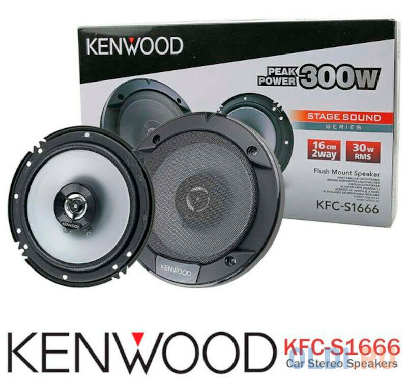 Колонки автомобильные Kenwood KFC-S1666 330Вт 90дБ 4Ом 16см (6.5дюйм) (ком.:2кол.) коаксиальные двухполосные - фото 5