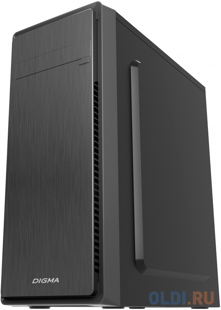 Корпус Digma DC-ATX100-U2 черный без БП ATX 1x80mm 2x120mm 2xUSB2.0 audio фото