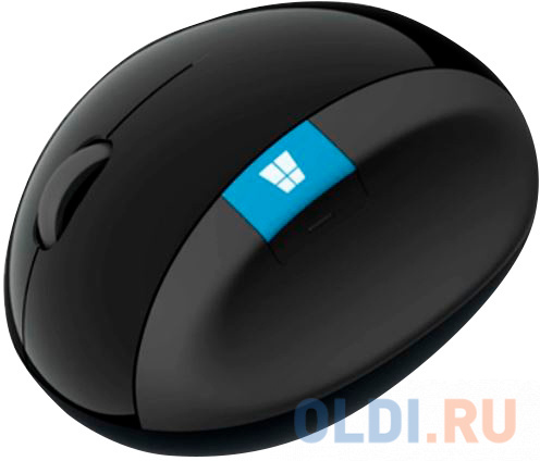 Мышь Microsoft Sculpt Ergonomic Mouse черный оптическая (1000dpi) беспроводная USB (4but) L6V-00003 - фото 1