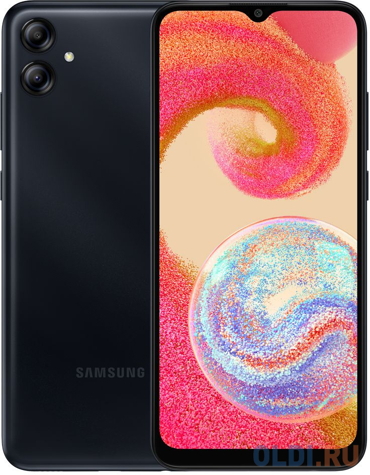 

Смартфон Samsung SM-A042F Galaxy A04e 64Gb 3Gb черный моноблок 3G 4G 6.5" 720x1600 Android 11 13Mpix 802.11 a/b/g/n/ac GPS GSM900/1800 GSM1900 To