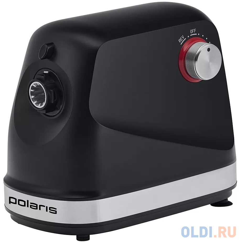 Электромясорубка Polaris PMG 2582 чёрный серебристый фото