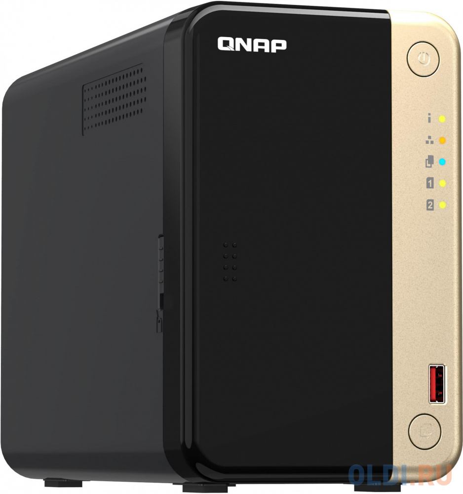 Сетевое хранилище NAS Qnap Original TS-264-8G 2-bay настольный Celeron N5095 - фото 3