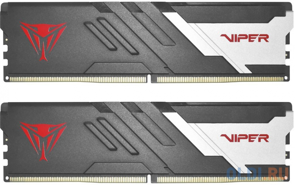 Память DDR 5 DIMM 32Gb (16Gbx2) 6600Mhz, PATRIOT Viper Venom Black (PVV532G660C34K) (retail)