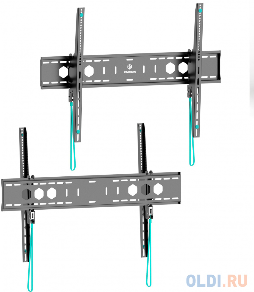 Кронштейн для телевизора Onkron UT12 черный 60"-110" макс.120кг настенный наклон фото