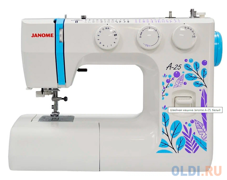 

Швейная машина Janome A-25 белый
