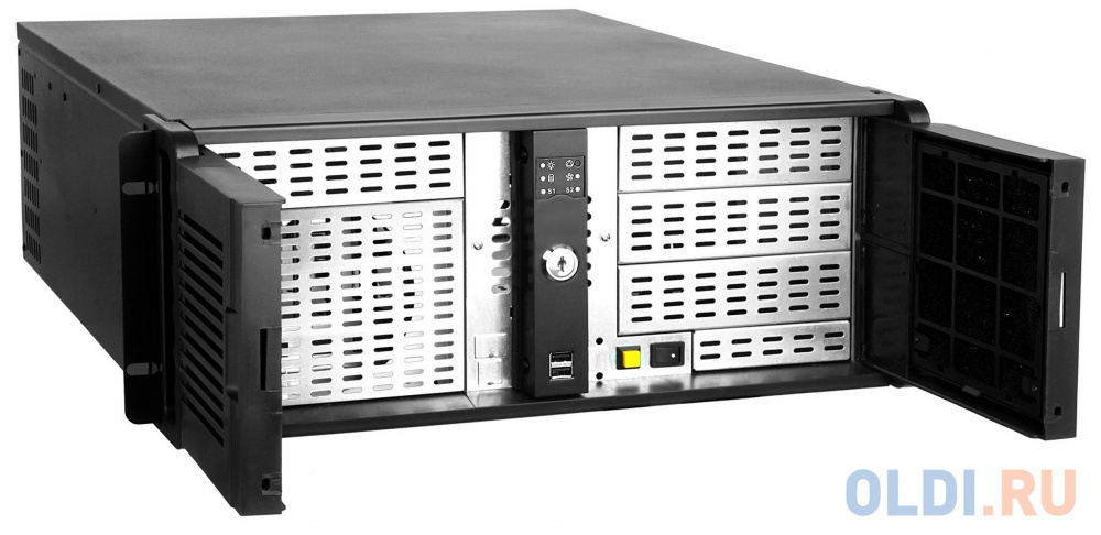 Серверный корпус 4U Exegate Pro 4U4132 600 Вт чёрный EX244611RUS фото