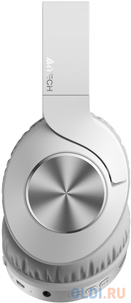 Наушники мониторные A4Tech 2Drumtek BH300 1м белый/серый беспроводные bluetooth оголовье (BH300 GRAYISH WHITE) фото