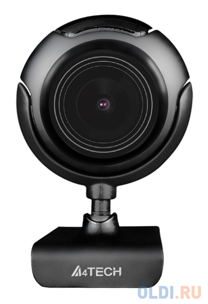 Камера Web A4Tech PK-710P черный 1Mpix (1280x720) USB2.0 с микрофоном наушники harper hv 107 проводные внутриканальные с микрофоном черные 20 гц 20 кгц двухстороннее mini jack 3 5 мм