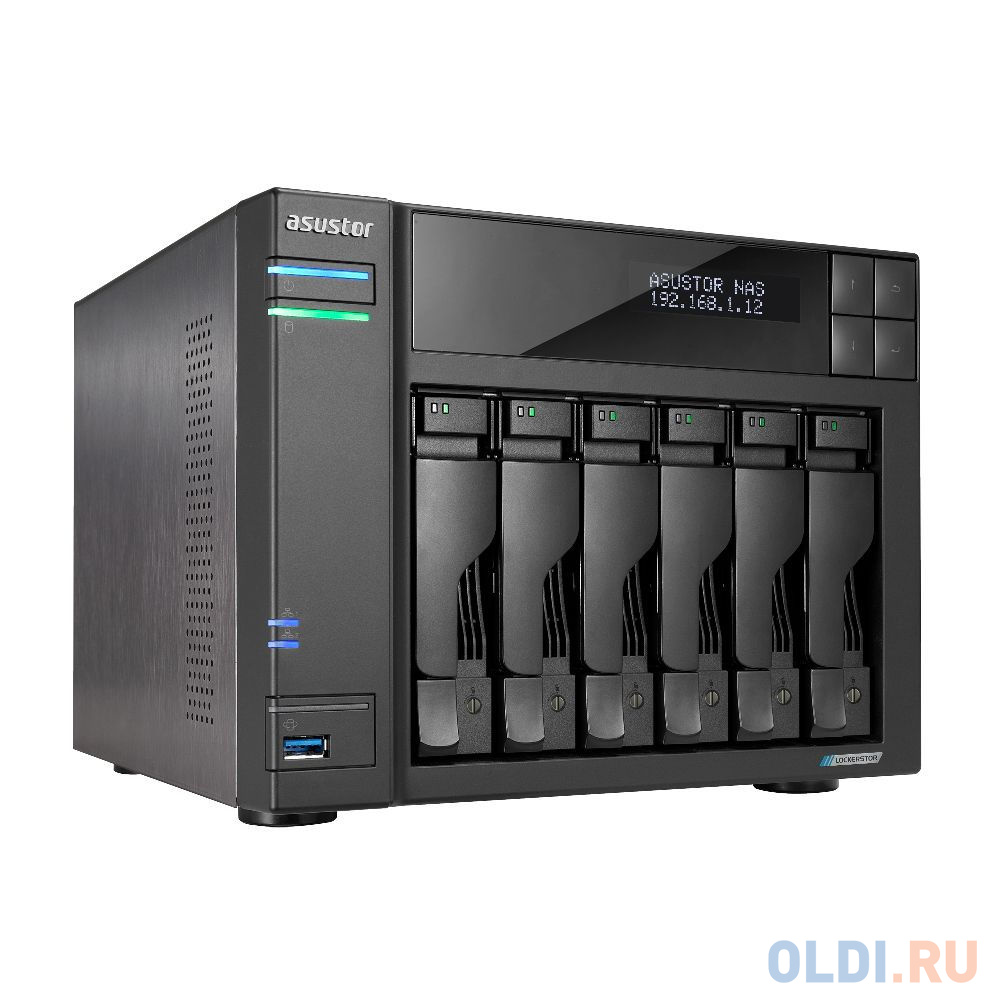 ASUSTOR AS6706T 6-Bay NAS/Media player/Intel Celeron N5105 2.0GHz up to 2.9GHz, 8GB SO-DIMM DDR4, noHDD(HDD,SSD),2xUSB3.2,HDMI ; 90IX01N1-BW3S60