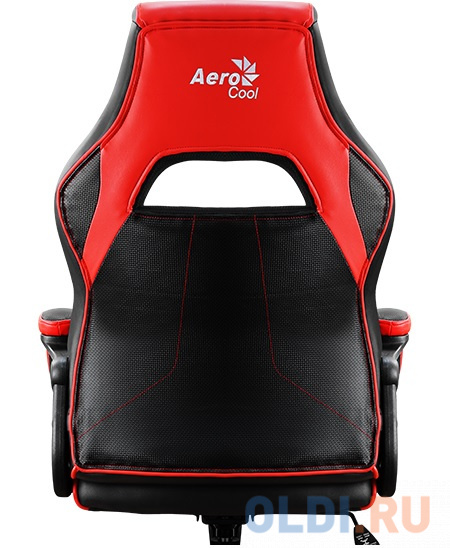 Кресло игровое Aerocool AС40C AIR черный/красный сиденье черный/красный полиуретан крестов. gp agc310 игровое кресло agc310 g chair b org pu sponge 552244