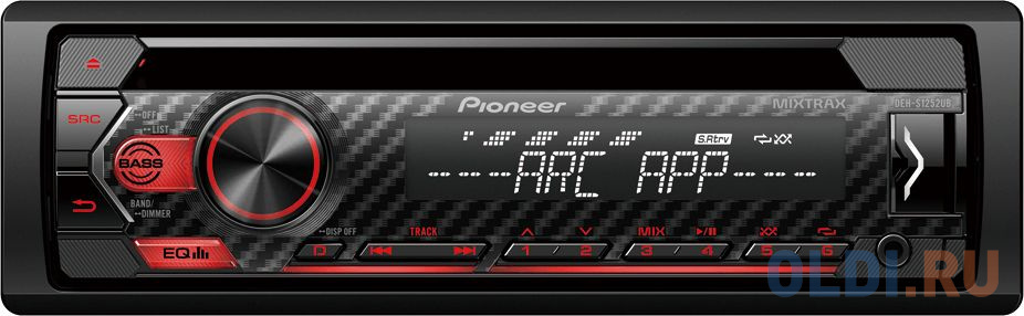  CD Pioneer DEH-S1252UB 1DIN 4x50
