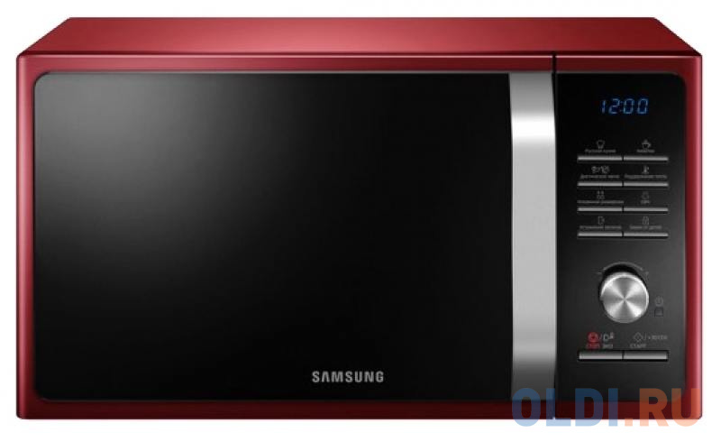 

Микроволновая печь Samsung MS23F301TQR красный, 800 Вт, 23л [MS23F301TQR/BW]