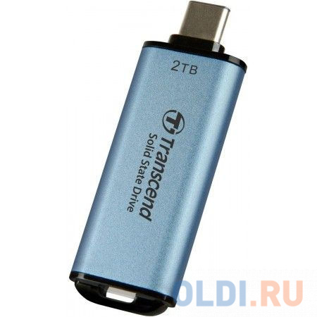 Накопитель SSD Transcend USB-C 2TB TS2TESD300C ESD300 голубой Вид№6