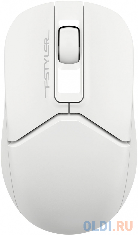 Мышь A4Tech Fstyler FB12S белый оптическая (1200dpi) silent беспроводная BT/Radio USB (2but) мышь apple magic mouse 3 a1657 белый лазерная беспроводная bt для ноутбука