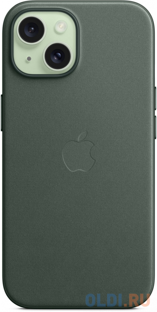Чехол (клип-кейс) Apple для Apple iPhone 15 MT3J3FE/A with MagSafe Evergreen MT3J3FE/A - фото 4