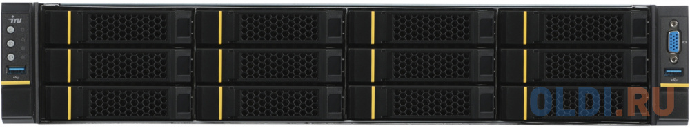Сервер IRU Rock C2212P 1x4210R 1x32Gb 9341-8i 2x10Gbe SFP+ 2x800W w/o OS (1981079)