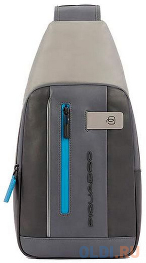 

Рюкзак слинг мужская Piquadro Urban CA4536UB00L/NGR черный/серый кожа