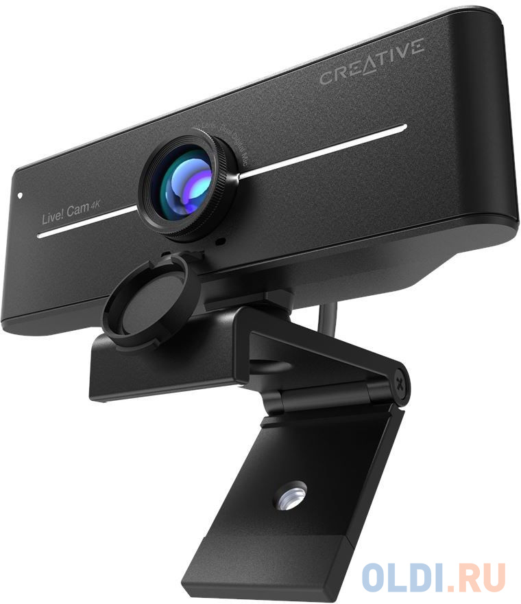 Камера Web Creative Live! Cam SYNC 4K черный 8Mpix (3840x2160) USB2.0 с микрофоном (73VF092000000) камера web оклик ok c008fh 2mpix 1920x1080 usb2 0 с микрофоном