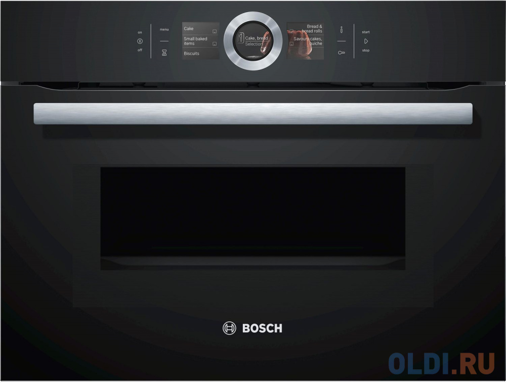 

Духовой шкаф Электрический Bosch Serie 8 CMG676BB1 черный